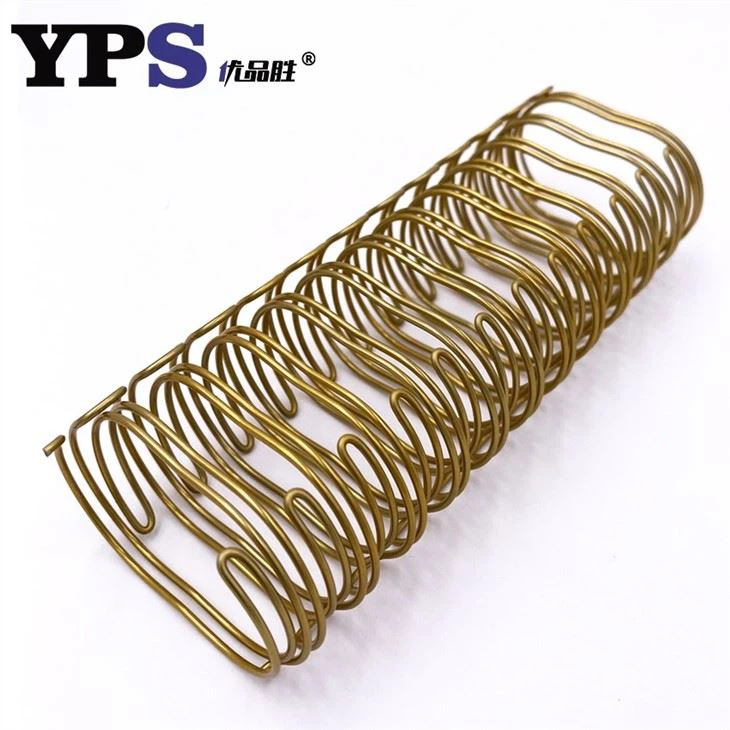 Different Shades Of Gold Double Ring Wire Ring